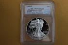 1999-P PROOF AMERICAN SILVER EAGLE ICG PR70 DCAM