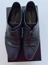 PRADA Men's Blue Leather Dress Shoes size 9 $720
