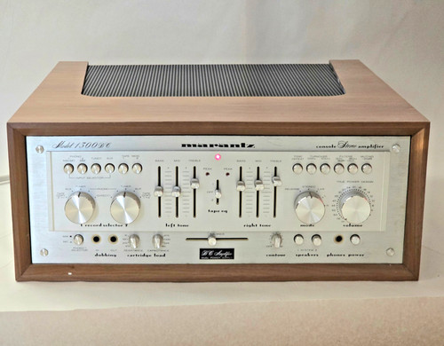 Marantz 1300DC Rare Integrated Stereo Amp, Pro Serviced w/Receipt, New Wood Case