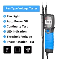 12V-690V Voltage Continuity Tester 3-phase Voltage Phase Rotation Circuit Tester
