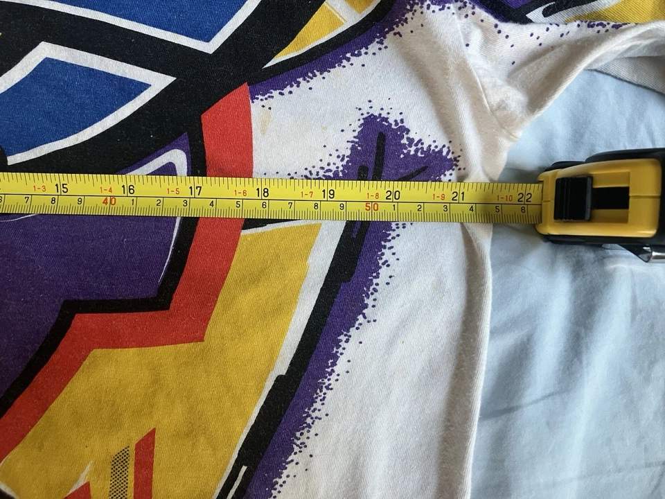 Vintage 1995 AXO Sports International Graffiti Moto Cross Supercross Jersey L - Image 4 of 4