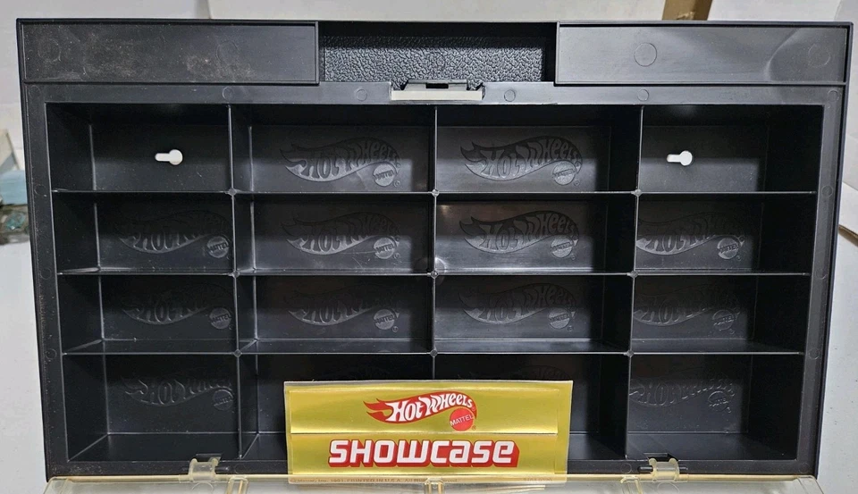 Vintage 1981 MATTEL HOT WHEELS Wall Mount 16 Car Showcase Display Case NEW - Image 3 of 4