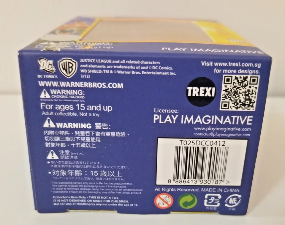 Figura de vinilo Trexi Flash DC Comics nueva en caja paquete sin sellar desgaste Foto 4 de 4