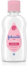 Johnson's Baby Oil, Pure Mineral Oil to Prevent Moisture Loss for Newborn, Kids,
