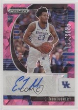 2020 Panini Prizm Draft Picks Prospect Pink Ice EJ Montgomery #PA-EJ Auto 0m0g