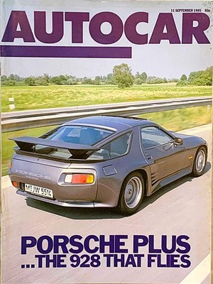 AUTOCAR MAGAZINE 11-SEP-85 - BMW 732i E23, Porsche 928 S, Honda Prelude