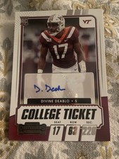 2021  Contenders Draft Picks College Ticket Auto Divine Deablo #249 Free Ship