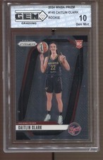2024 Caitlin Clark WNBA Prizm #145 Gem Mint 10 RC Rookie Indiana Fever