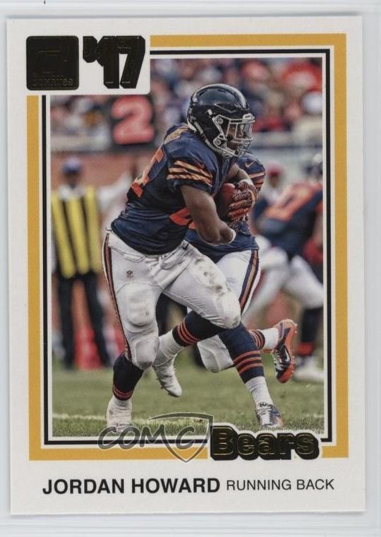 2017 Panini Donruss 1981 Tribute Jordan Howard #6 1pi5