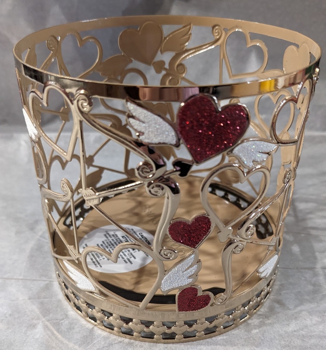 【新品】バスアンドボディワークス キャンドルホルダー ハート 新品】バスアンドボディワークス キャンドルホルダー ハート