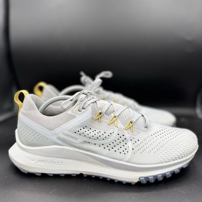 Nike React Pegasus Trail 4 - Grey, Yellow - Size 12 Men s - GOOD CONDITION