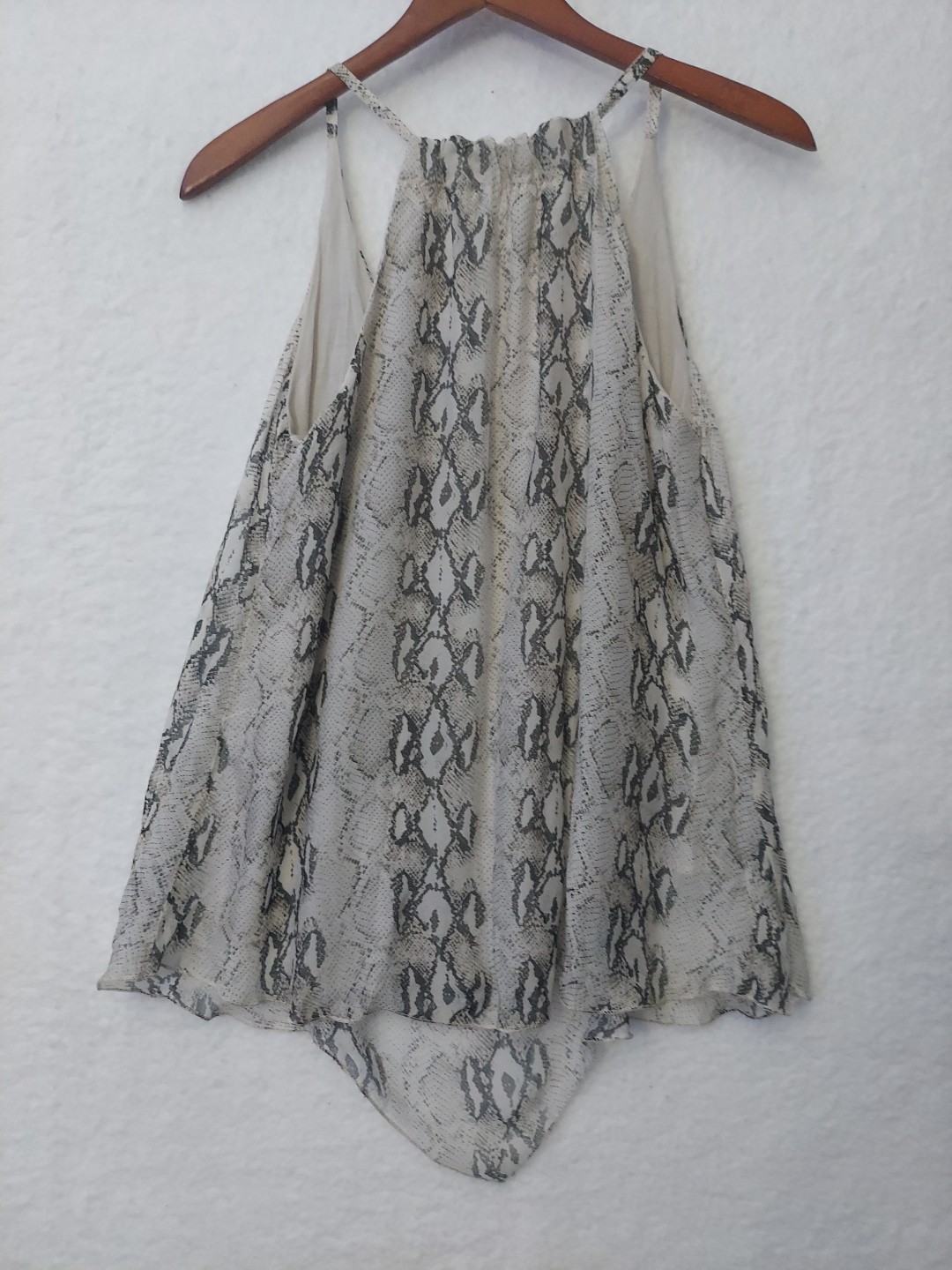 Sofia Italy Silk Blend Python Print Oversized Flo… - image 3