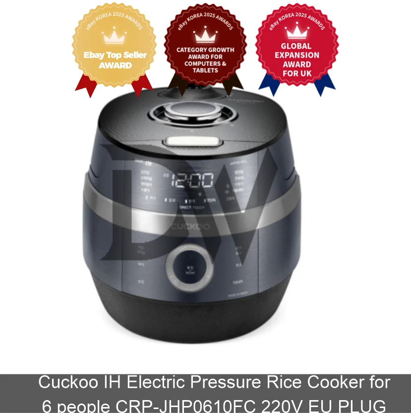Cuckoo IH Electric Pressure Rice Cooker for 6 people CRP-JHP0610FC 220V EU PLUG
