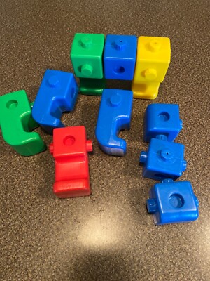Tupperware Tupper Toys, vintage connecting blocks