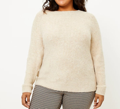 Loft Plus Women's  Bounce Sweater Size:16/18 Plus Color: Neutral
