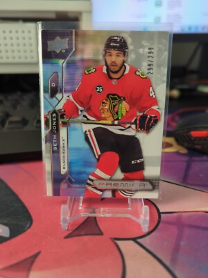 2021-22 UPPER DECK UD PREMIER SETH JONES #21 #ed 299/299 BASE BOOKEND