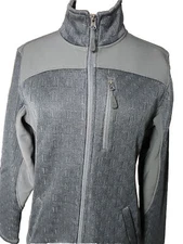 Swiss-Tech Women’s Jacket Grey Full Zip Lightweight High Neck Size Small4/6