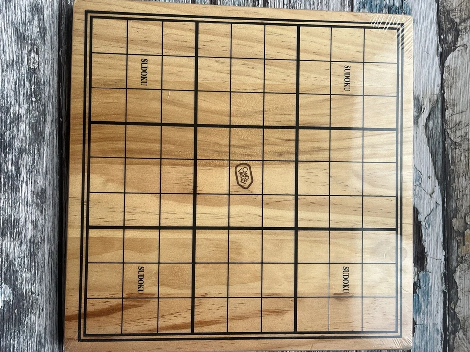 Sudoku Game 29cm Wooden Board Chad Valley Mental Trivia Puzzle Numbers Maths Sum - Image 2 of 4