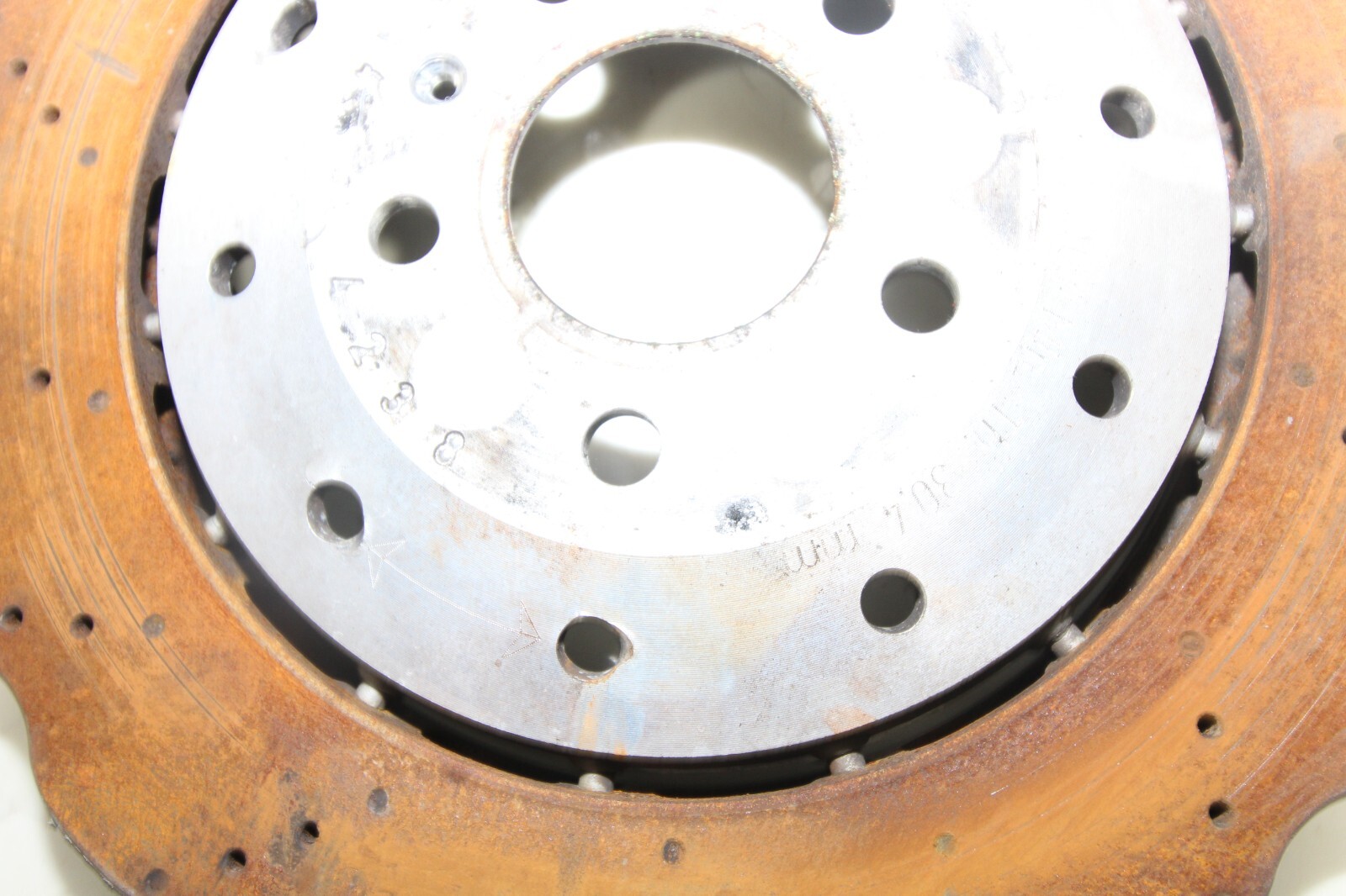 17-21 AUDI R8 V10 PLUS RWS OEM REAR BRAKE ROTOR 19K MILES GENUINE FACTORY STOCK