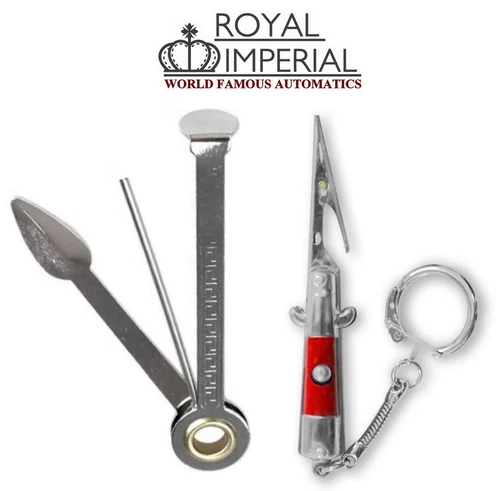 RED - ONE SWITCH BLADE CLIP Tobacco Cigarette Roach toke a Hitter sneak.