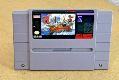Super Nintendo Hook Spiel Cartridge NTSC ohne Box oder Anleitung SNES