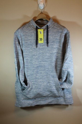 All In Motion L Heather Blue Men's Heavy Weight Sweater/Pullover NWT - Picture 3 of 6