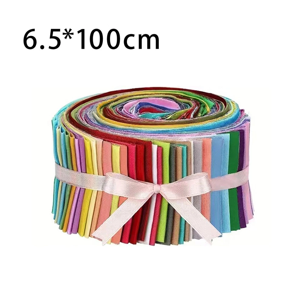 40 Pieces Jelly Rolls Fabric Craft Quilting Jelly Rolls Patchwork for Crafts - image 4 of 4
