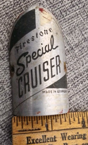Firestone Special Cruiser Bike Badge Original Bicycle Label Made In Germany