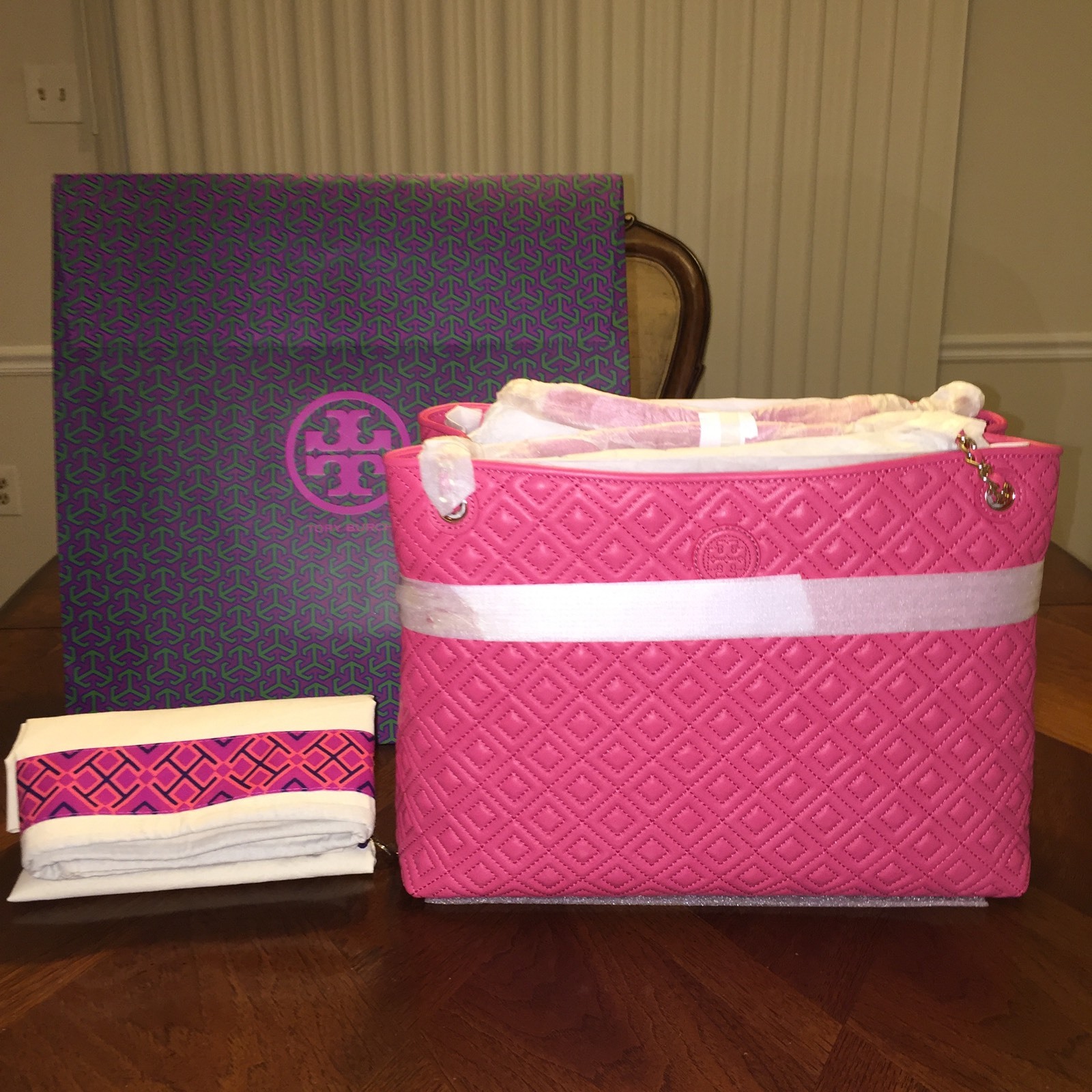 tory burch marion quilted tote