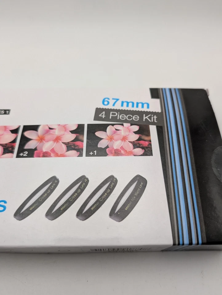 VIVITAR Close-Up Macro Set 67MM +1+2+4+10 67mm for Canon 17-85MM,18-135MM Lens - Image 3 of 4