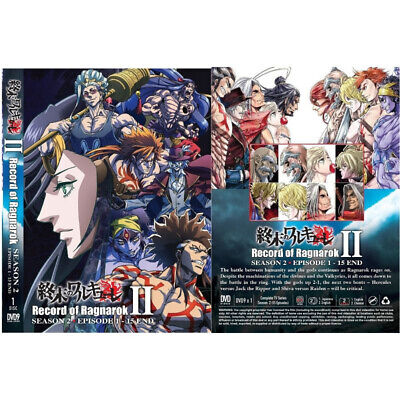 ENGLISH VERSION Record Of Ragnarok Season 2 (Vol.1-15End) DVD All