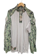 Genuine US Navy USN SF Delta AOR2 Camo FR Frog Combat Shirt Large Long #2