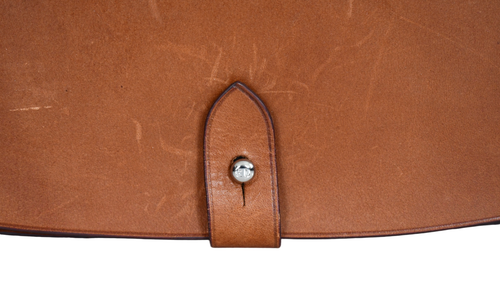 RALPH LAUREN COLLECTION Brown STIRRUP EQUESTRIAN VACHETTA SADDLE Shoulder BAG - Picture 6 of 19