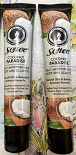 new 2 PK LOT SOFTEE HYDRATING COCONUT BODY AND SCALP OIL