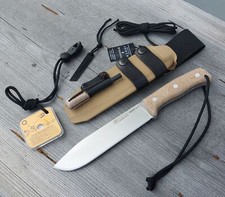 Joker Nomad 6.5 Canvas Micarta N695 Stal Pochwa Kydex Rozrusznik ognia Nóż kempingowy