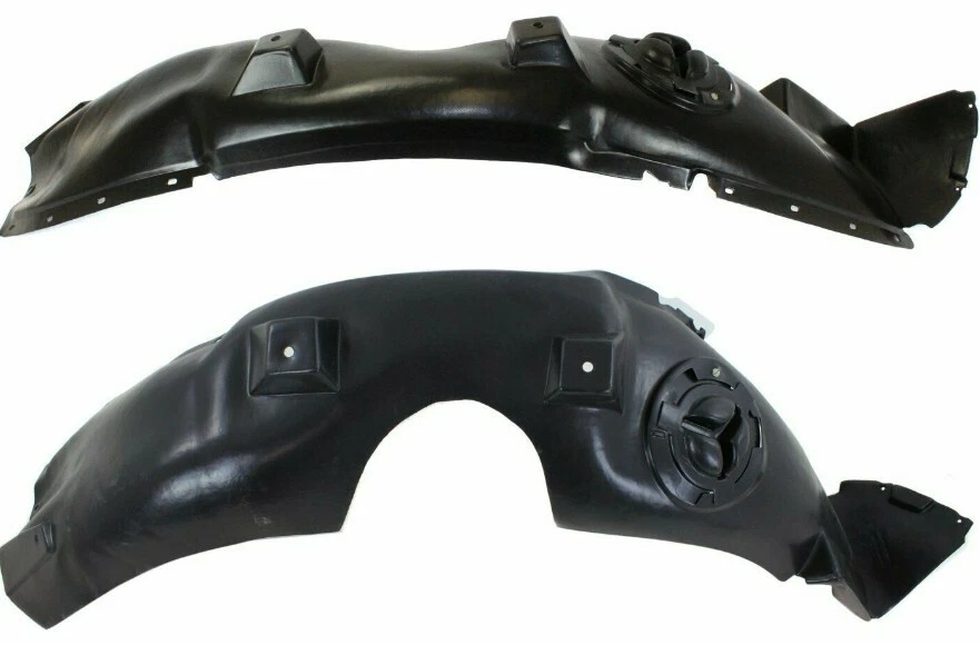 Juego de forro de guardabarros delantero izquierdo y derecho con clips para Chevrolet Equinox 2010-2013 Foto 2 de 3