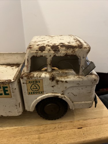 Vintage 1950s Cities Service Pressed Metal Truck - RARE - Picture 11 of 13