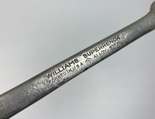 Williams Tools SUPERRENCH 4725B 9/16" x 1/2" Double Box End Wrench 12 Point USA - Picture 3 of 12