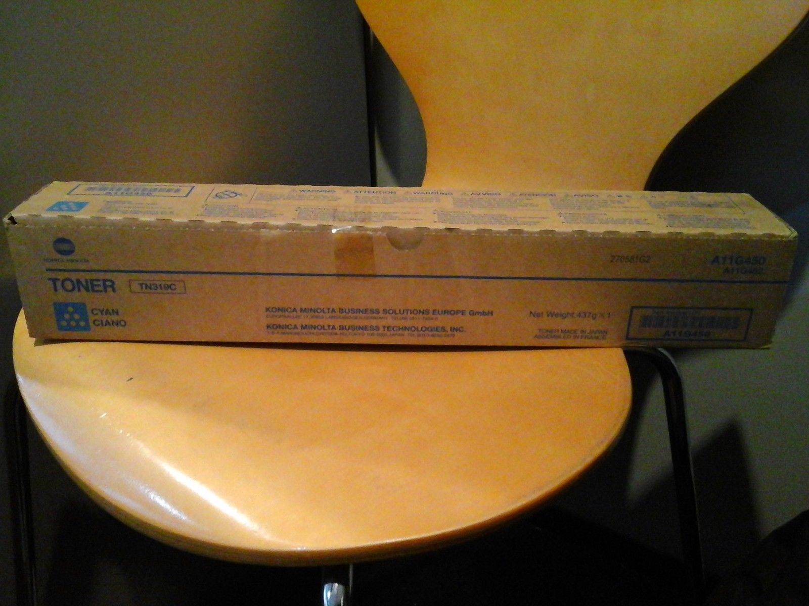 Genuine Konica Minolta TN319C Cyan Toner Cartridge A11G450 A- VAT Inc