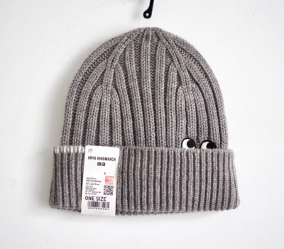 Anya Hindmarch Wool Blend Beanie Uniqlo Knitted Heattech hat
