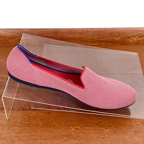 Rothy's The Loafer Lollipop Red Slip On Flats Shoes Womens Size 9 - Picture 4 of 10