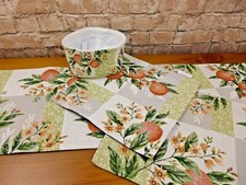Sander Gobelin Deckchen Tischset Tischläufer Basket Laranja Orange  Größenwahl
