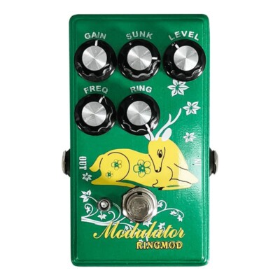RingMOD Electric Guitar Effects Pedal Single Ring DC9V Loop Metal Modulator