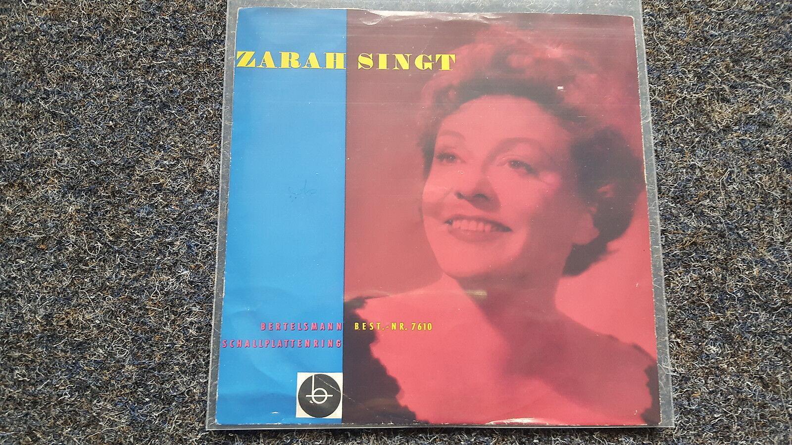 7"" EP Single Vinyl Zarah Leander singt [Der Wind hat mir ein Lied erzählt]