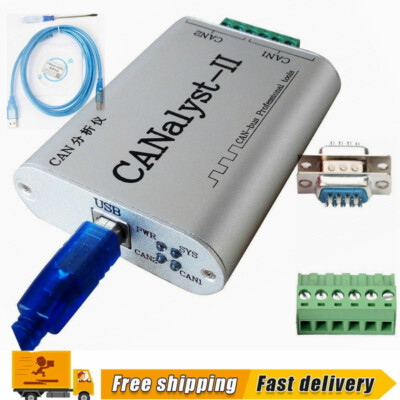 CANalyst-II USB to CAN-BUS Analyzer CAN Converter Adapter Support ZLGCANpro New