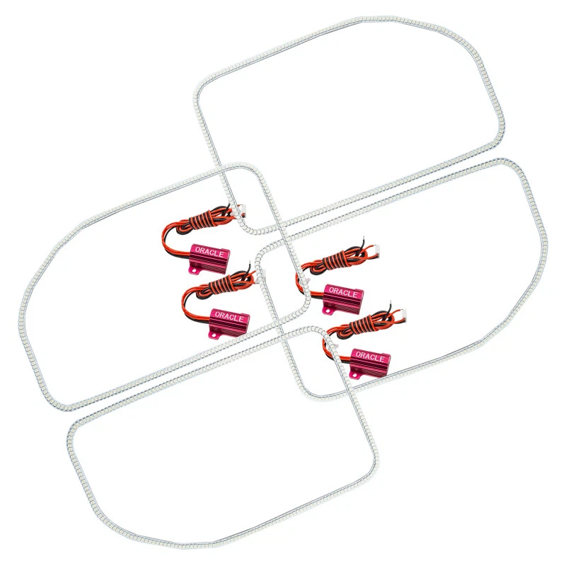 Oracle Ford F250/350 11-16 LED Halo Kit (Square Ring Design) White SEE WARRANTY  - Image 2 of 4