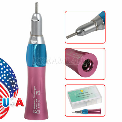 NSK Style Pink Dental Low Speed Handpiece Air Motor Straight 1-3x