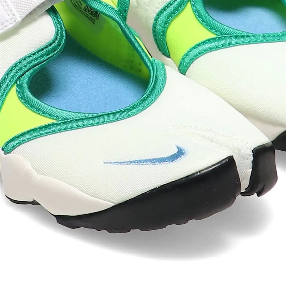 NIKE Women's AIR RIFT White Volt Stadium Green Blue DX2939-100 US 7 / 24cm