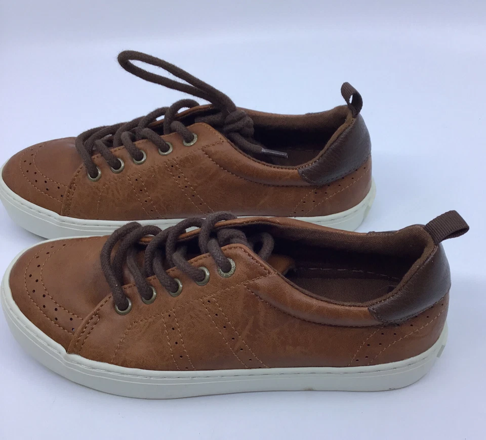 Old Navy Youth  Brown Casual Sneakers Shoes Sz 2 EUC - Image 4 of 4
