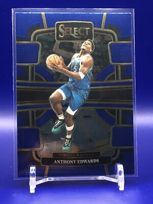 2023-24 Panini Select #37 Anthony Edwards Blue (Retail Base)